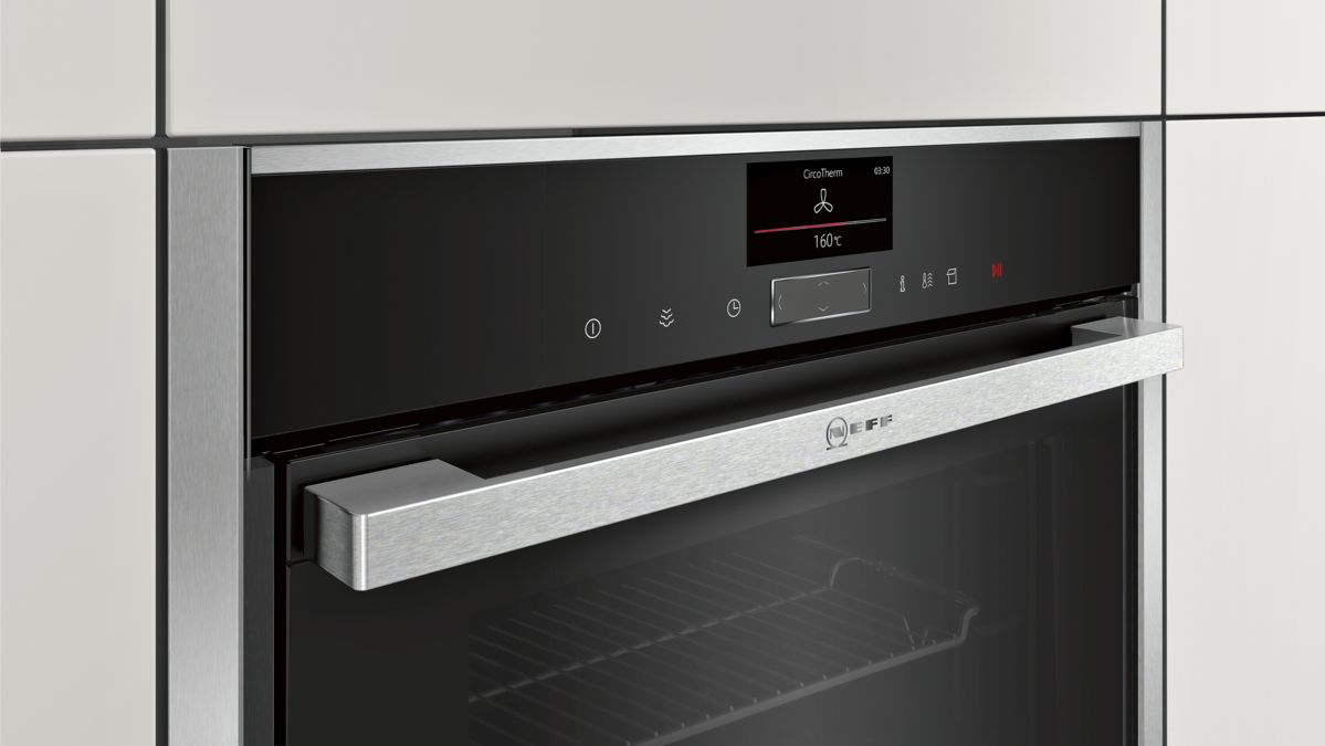N 90 Built-in oven with added steam function 60 x 60 cm Stainless steel B57VS24H0B B57VS24H0B-3