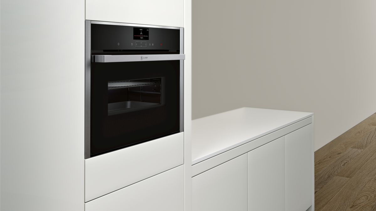 N 90 Built-in compact oven with microwave function 60 x 45 cm Stainless steel C17MS22N0 C17MS22N0-2