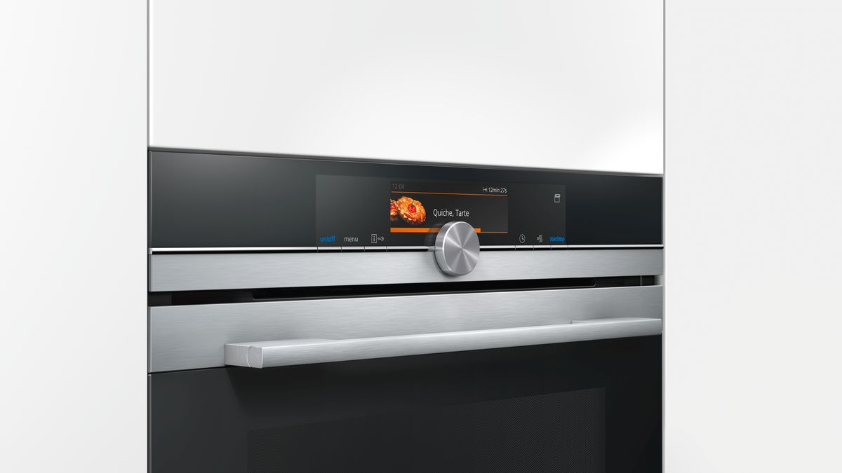 iQ700 Built-in compact oven with steam function Stainless steel CS658GRS1B CS658GRS1B-3