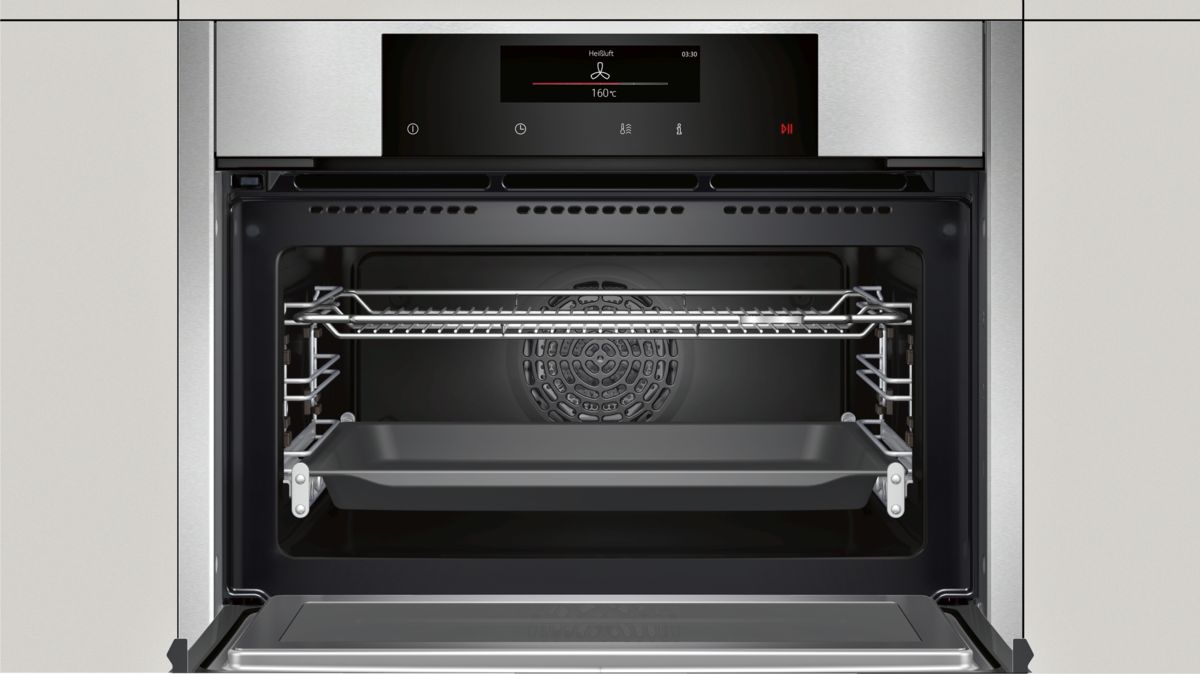 N 90 built-in compact oven with microwave function 60 x 45 cm Inox C26MT23N0 C26MT23N0-5
