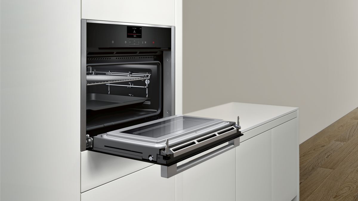 N 90 Four intégrable compact avec fonction micro-ondes Inox C27MS22N0 C27MS22N0-4