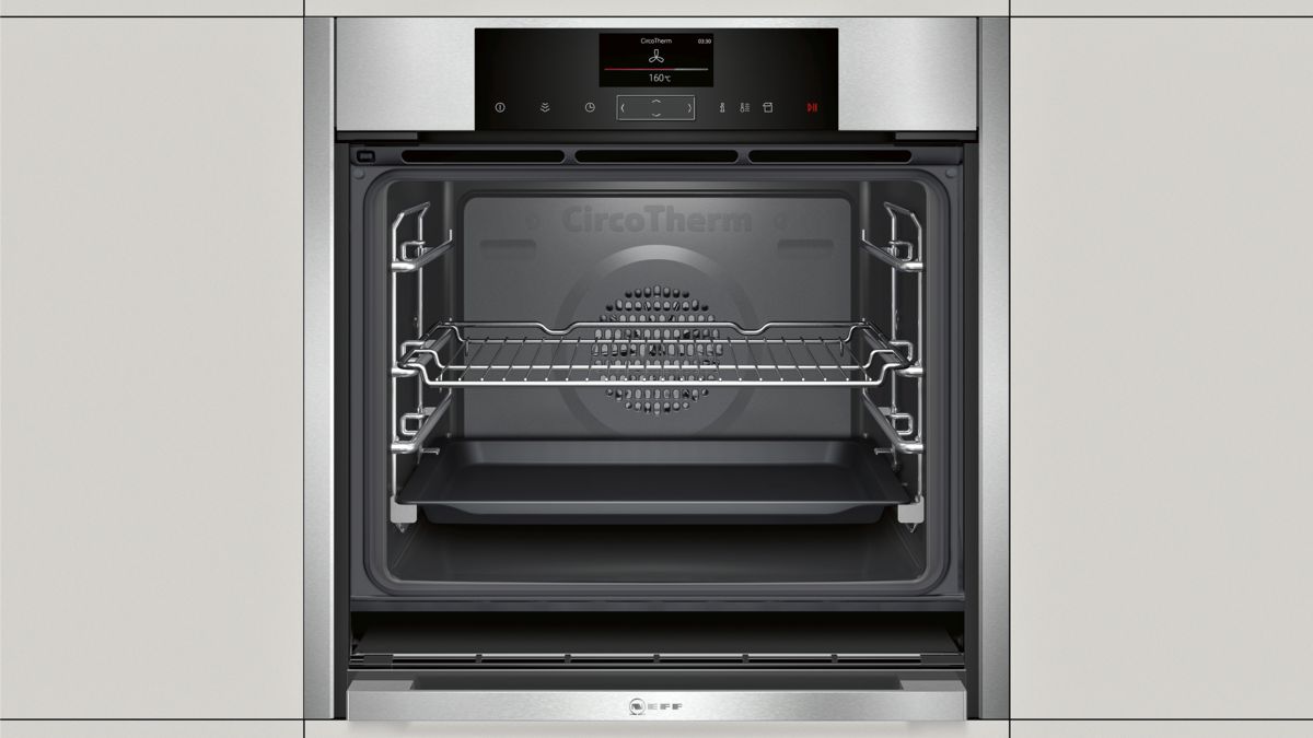 N 90 Built-in oven with added steam function 60 cm Inox B45VS24N0 B45VS24N0-7