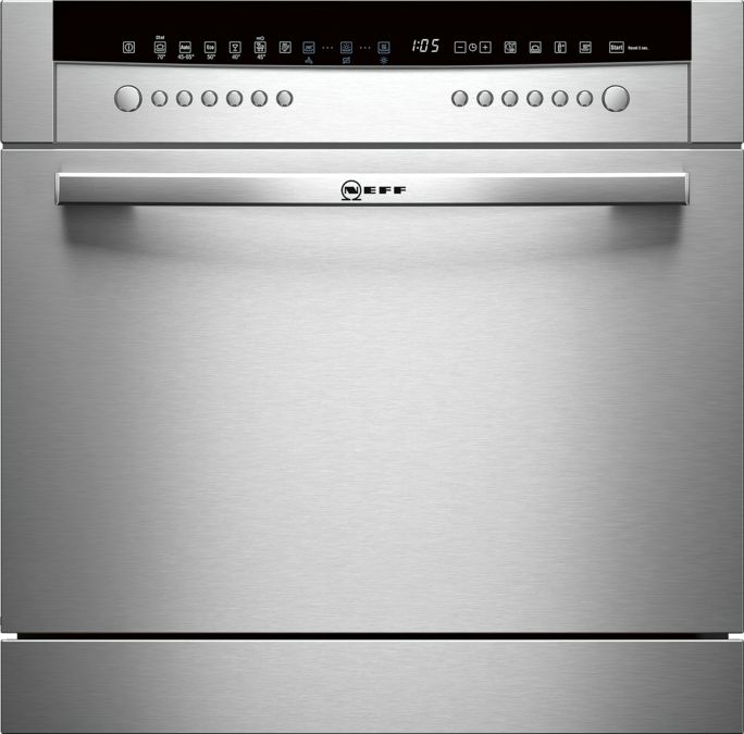 Lave-vaisselle compact intégrable 60 cm Inox S66M64M1EU S66M64M1EU-1