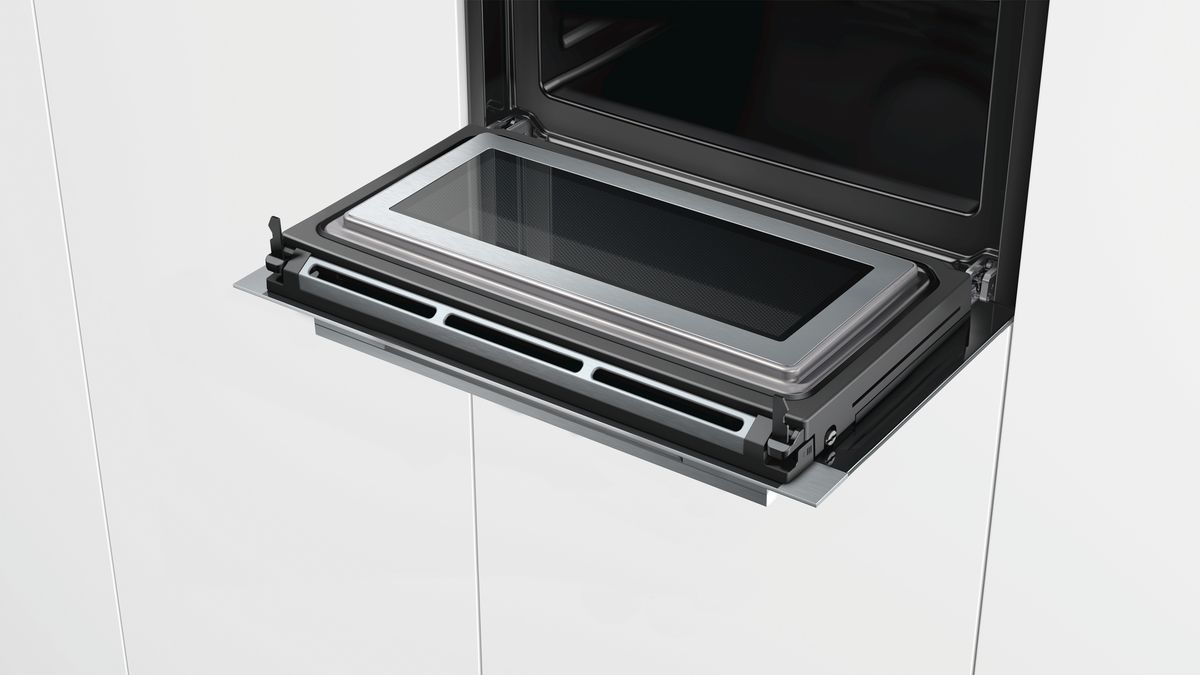 siemens CM633GBS1 forno compatto con la funzione microonde