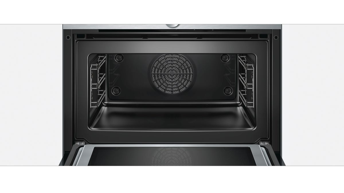 iQ700 Built-in compact oven with microwave function 60 x 45 cm Stainless steel CM633GBS1B CM633GBS1B-6