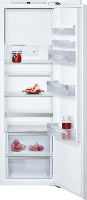 N 70 Einbau-Kühlschrank mit Gefrierfach 177.5 x 56 cm Flachscharnier mit Softeinzug KI2823D40 KI2823D40-1