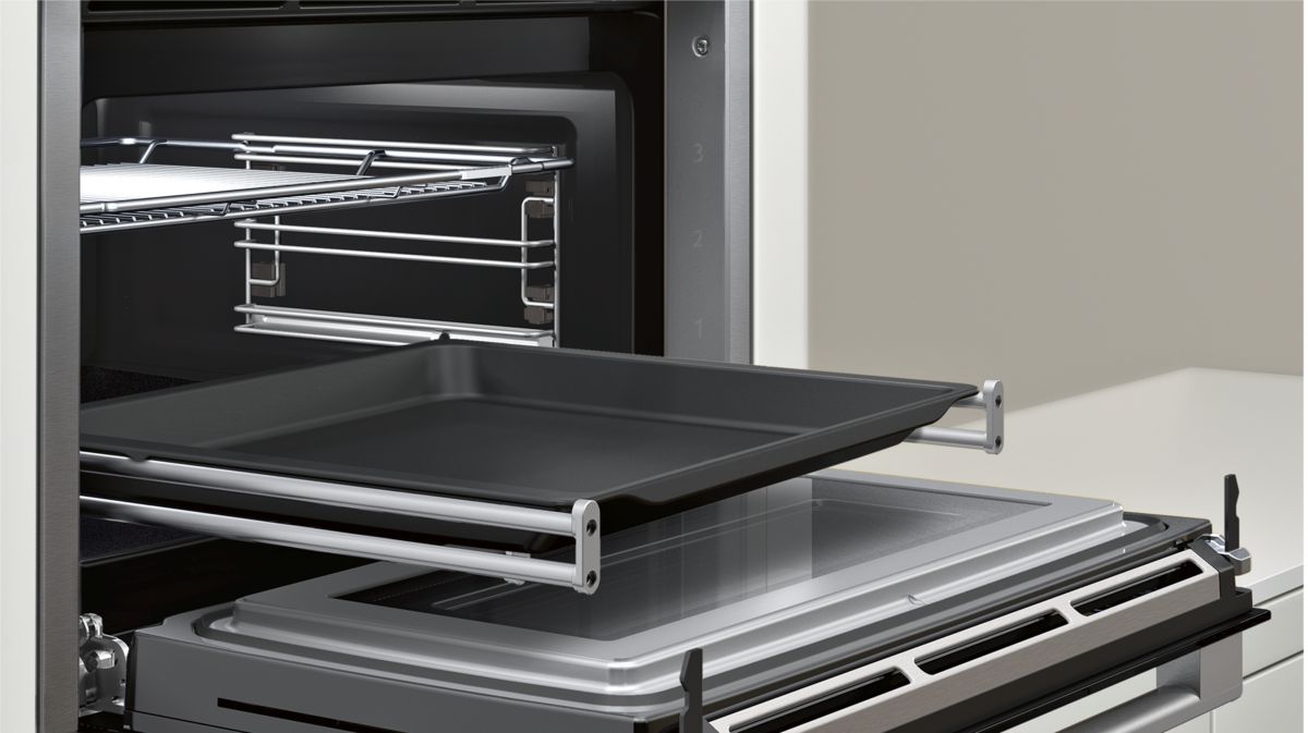 N 90 Compacte oven met magnetron en added steam inox C18QT27N0 C18QT27N0-6