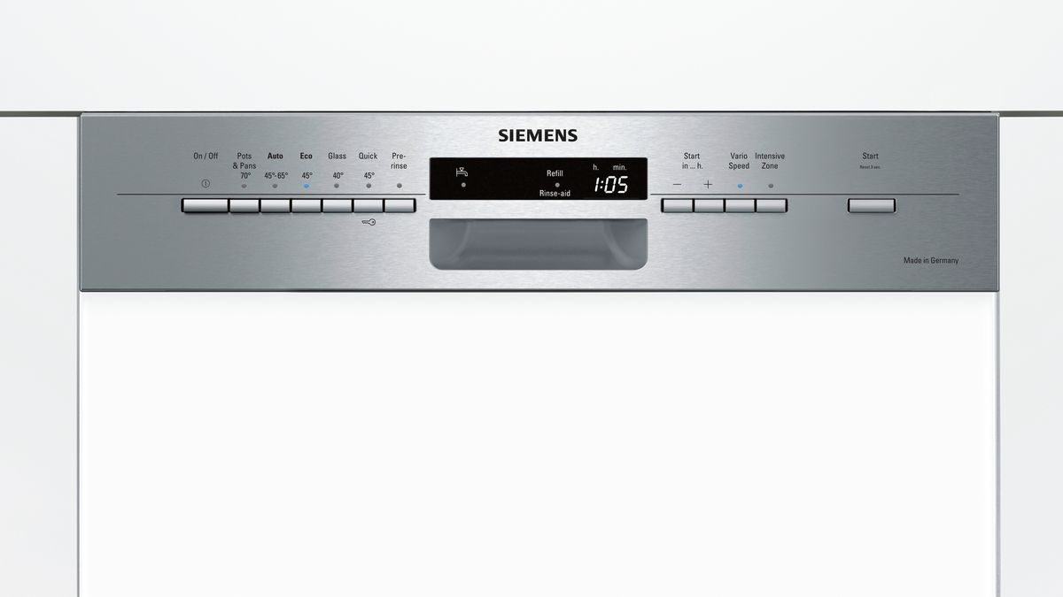 iQ500 Semi-integrated dishwasher 60 cm Stainless steel SN56M531AU SN56M531AU-5