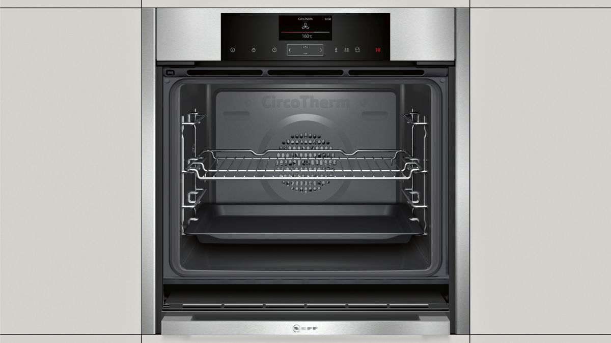 N 90 Built-in oven with steam function 60 x 60 cm Stainless steel B45FS22N0 B45FS22N0-7