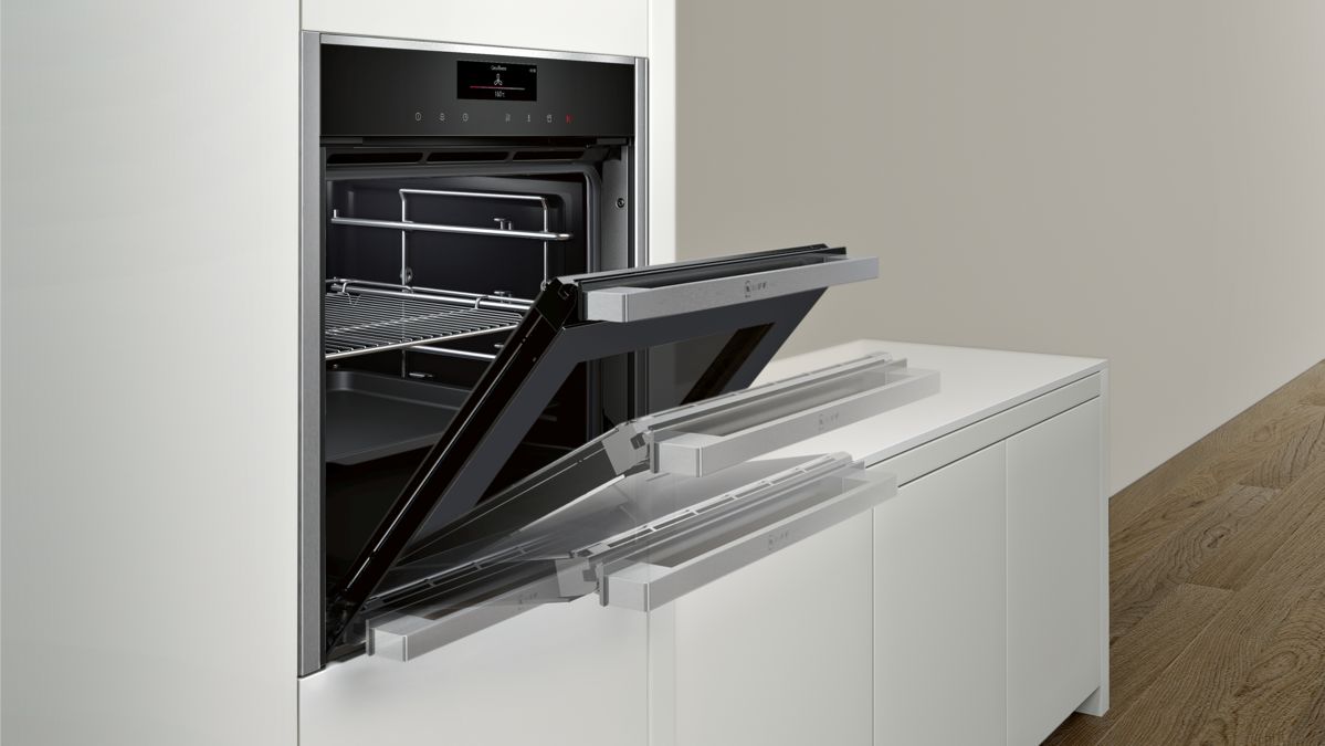 N 90 Built-in oven with added steam function 60 x 60 cm Stainless steel B58VT68H0B B58VT68H0B-5