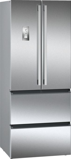 iQ700 French Door Bottom freezer, 3 doors 191.1 x 75.2 cm Inox-easyclean KM40FAI20 KM40FAI20-4