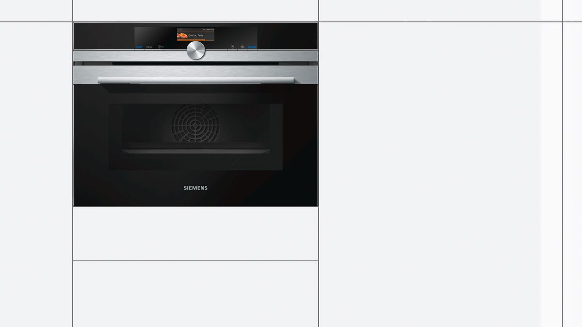 iQ700 built-in compact oven with microwave function 60 x 45 cm Stainless steel CM656GBS1B CM656GBS1B-2