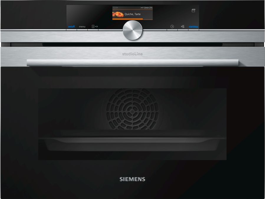 iQ700 Built-in compact oven with steam function 60 x 45 cm Inox CS856GPS1 CS856GPS1-1