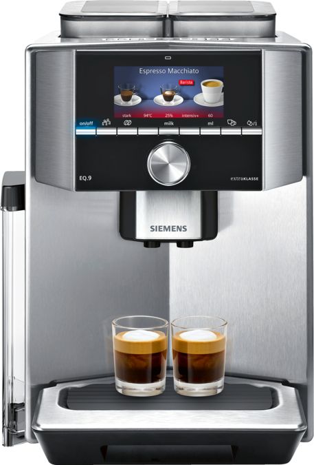 EQ.9 extraKLASSE Kaffeevollautomat Edelstahl TI907F01DE TI907F01DE-1
