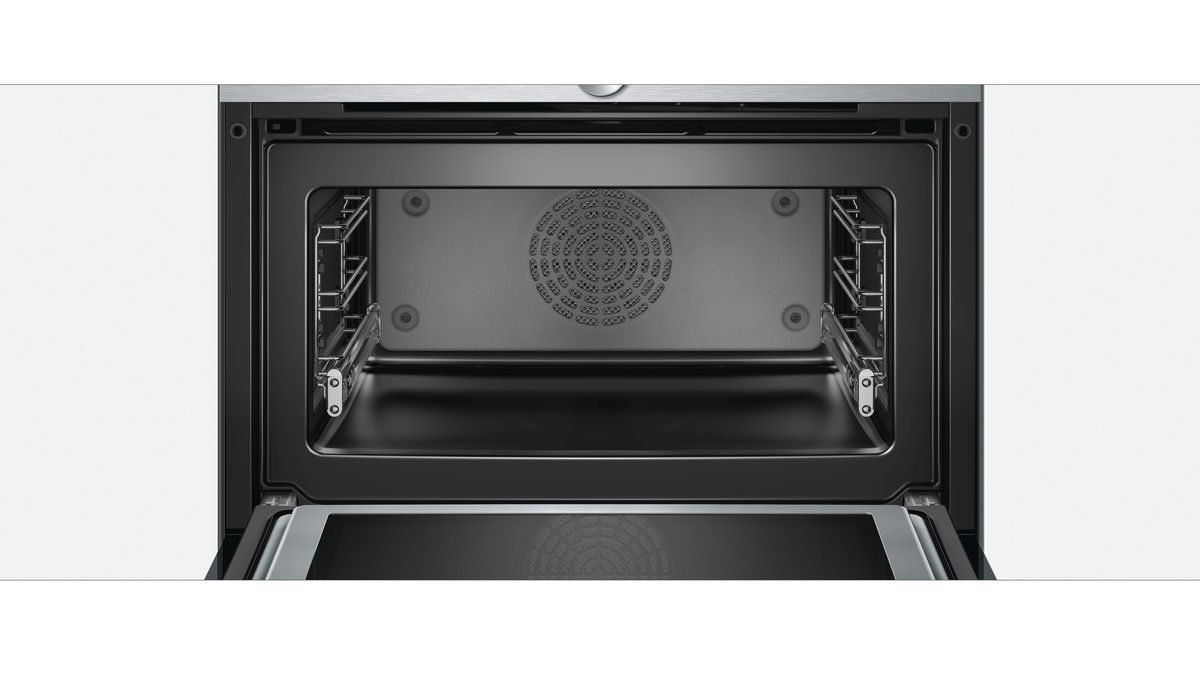 iQ700 Built-in compact oven with steam and microwave function  inox CN838GRS1 CN838GRS1-4