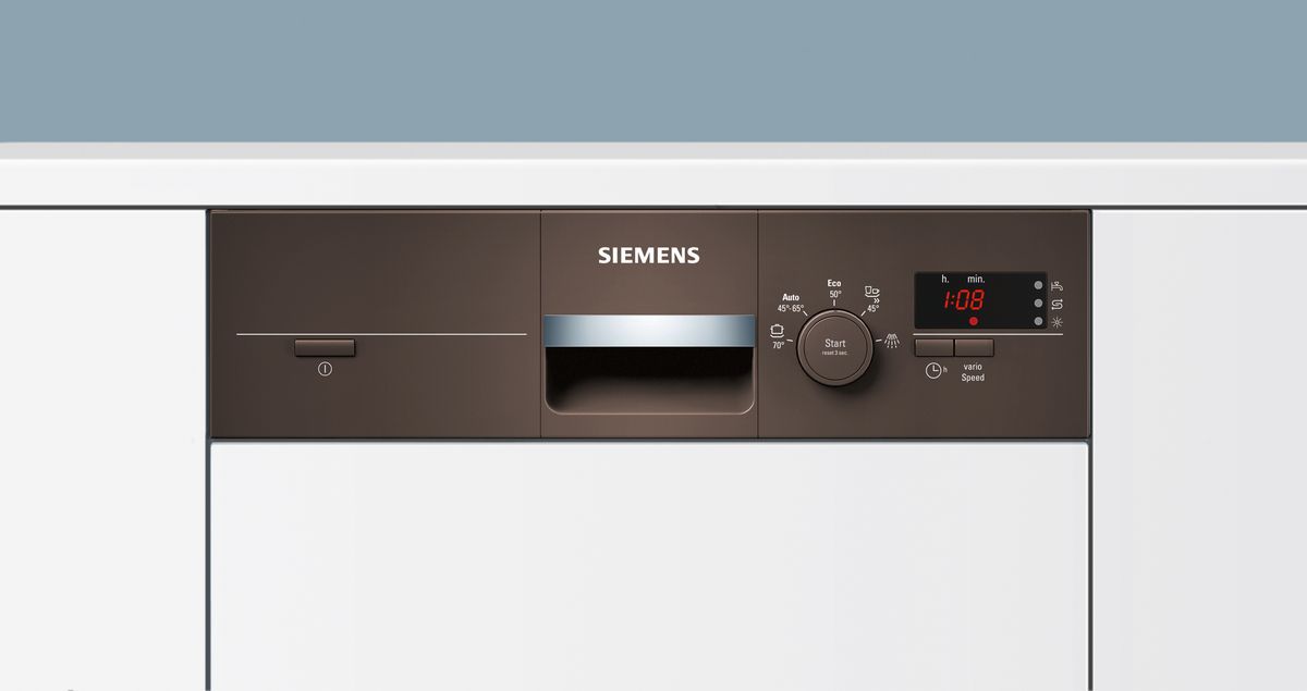 iQ300 Lave-vaisselle intégrable avec bandeau 45 cm Brun SR55E404EU SR55E404EU-3