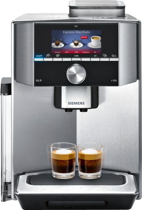 Fully automatic coffee machine EQ.9 s500 rostfritt stål TI905201RW TI905201RW-1