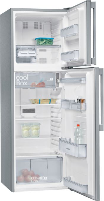 iQ300 free-standing fridge-freezer with freezer at top KD28NVS00K KD28NVS00K-1