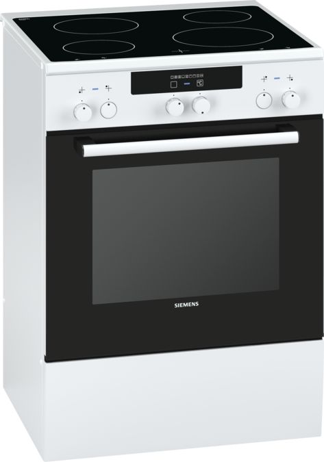 iQ300 Ελεύθερη κουζίνα με ηλεκτρικές εστίες Λευκό HA722210G HA722210G-1