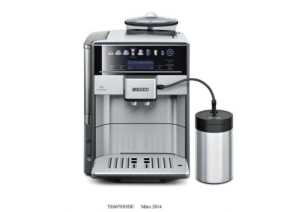 EQ.6 extraKlasse Kaffeevollautomat Edelstahl TE607F03DE TE607F03DE-3