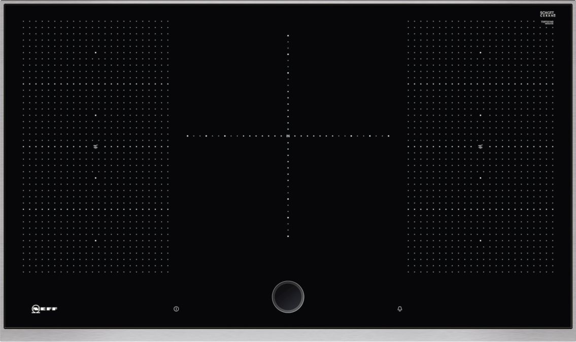 N 90 Induction hob 90 cm Black, surface mount with frame T59TS51N0 T59TS51N0-2