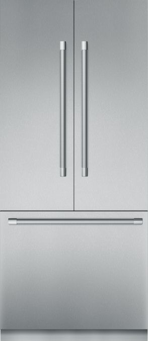 Réfrigérateur combiné intégrable à portes françaises avec congélateur en bas 36'' Professional Inox T36BT925NS T36BT925NS-2