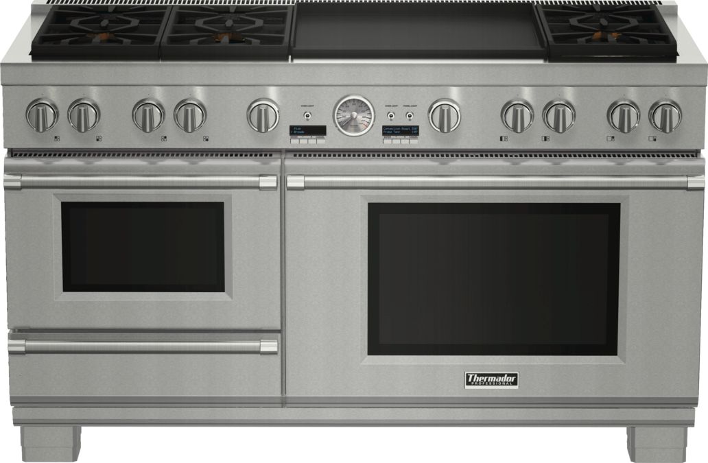 Cuisinière pose-libre large avec deux modes de cuisson 60'' Pro Grand® Commercial Depth PRD606RESG PRD606RESG-1