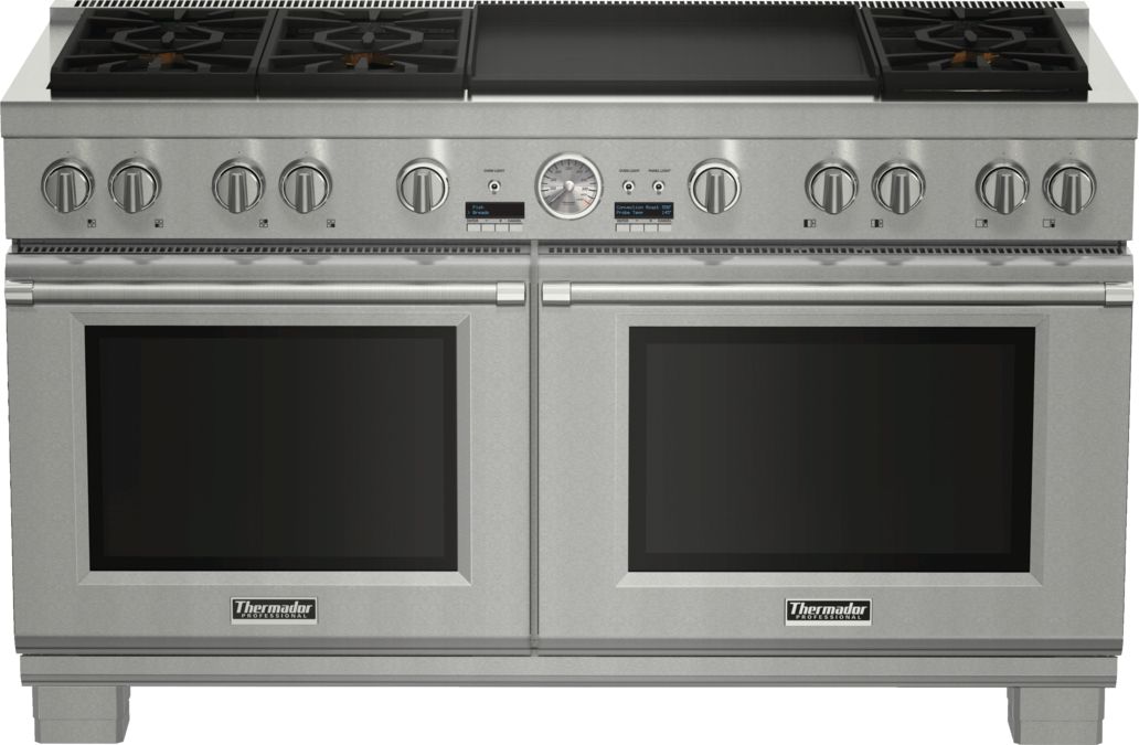 Cuisinière pose-libre large avec deux modes de cuisson 60'' Pro Grand® Commercial Depth PRD606REG PRD606REG-1
