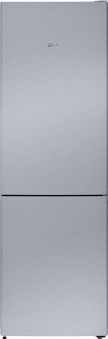 N 50 Réfrigérateur combiné pose-libre 186 x 60 cm Inox anti trace de doigts KG7362I30 KG7362I30-2