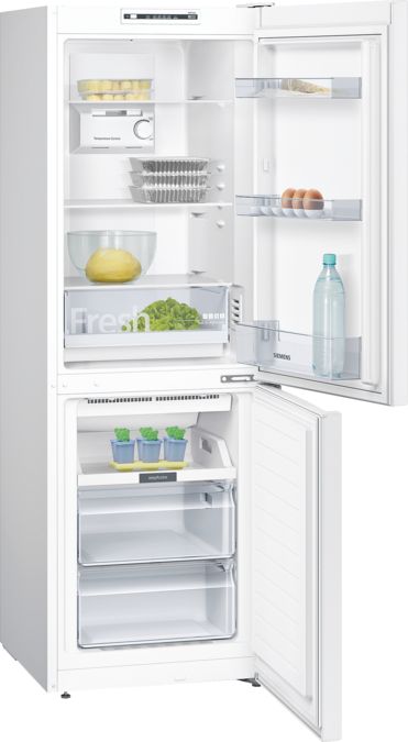 iQ100 Free-standing fridge-freezer with freezer at bottom 176 x 60 cm White KG33NNW30G KG33NNW30G-1
