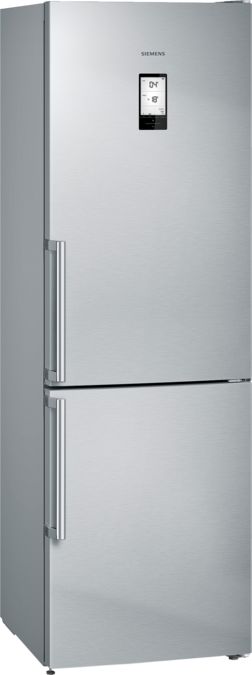 iQ500 Free-standing fridge-freezer with freezer at bottom 186 x 60 cm Inox-easyclean KG36NAI45 KG36NAI45-1