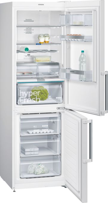 iQ500 Free-standing fridge-freezer with freezer at bottom 186 x 60 cm White KG36NAW35G KG36NAW35G-1