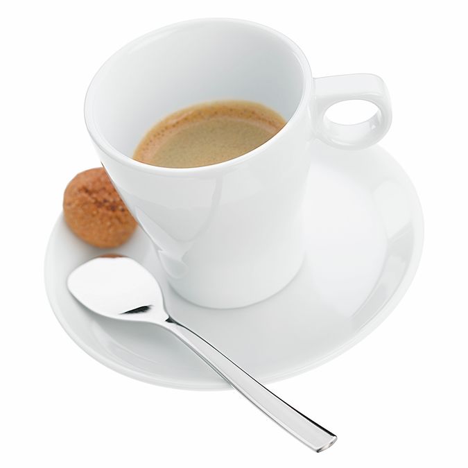 Accesorios para café Taza espresso 6cl. con plato y cuchara de WMF modelo Barista 00573163 00573163-1