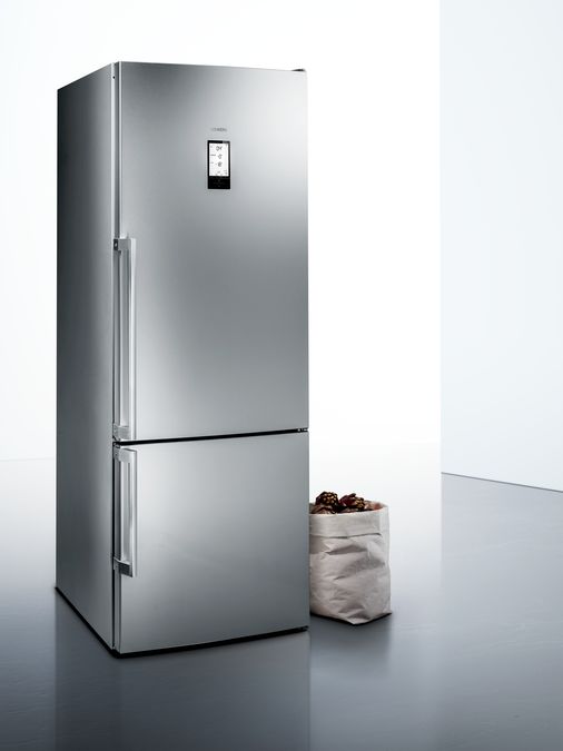 iQ700 Alttan Donduruculu Buzdolabı 193 x 70 cm Kolay temizlenebilir Inox KG56NPI30N KG56NPI30N-1