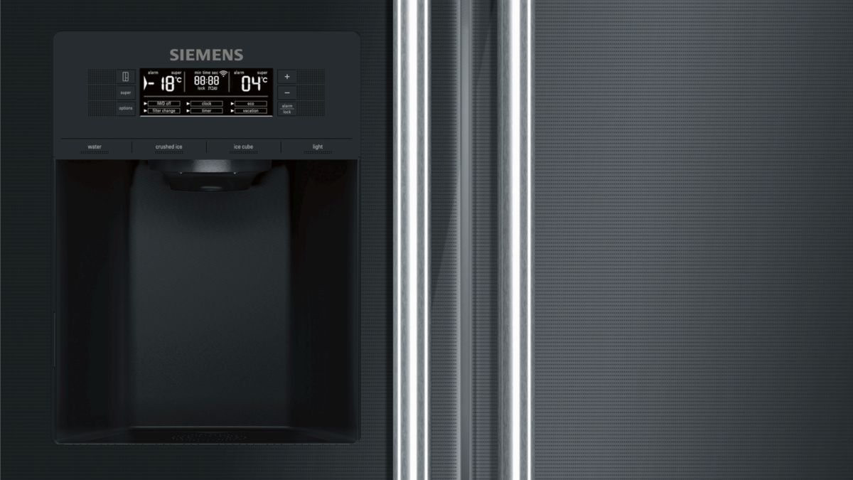 iQ700 Side-by-side fridge-freezer 175.6 x 91.2 cm Black KA92DSB30 KA92DSB30-6