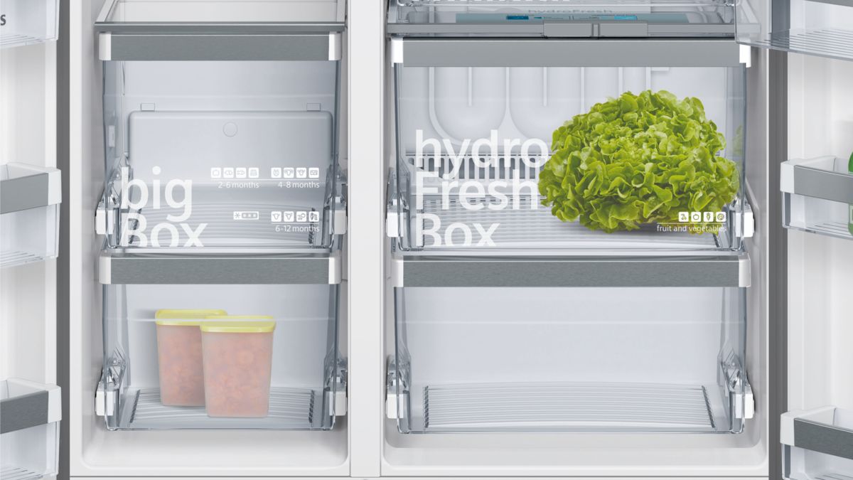 iQ700 Side-by-side fridge-freezer 175.6 x 91.2 cm Black KA92DSB30 KA92DSB30-7