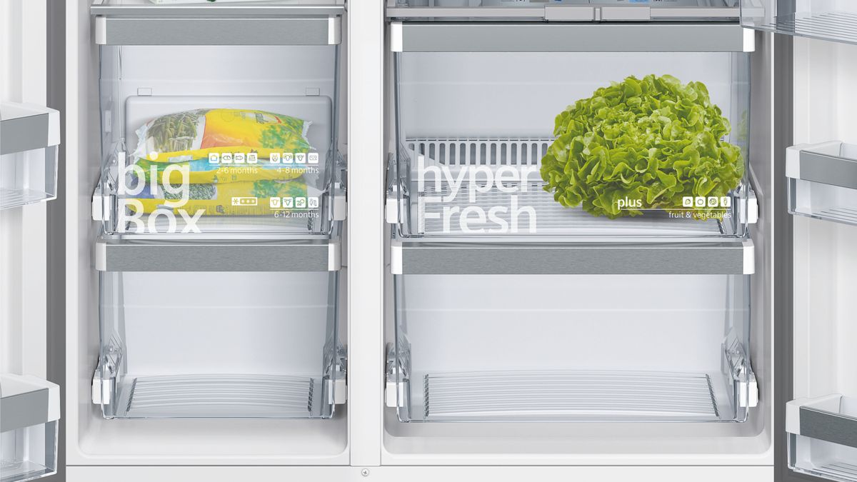 iQ700 Side-by-side fridge-freezer 175.6 x 91.2 cm Black KA92NLB35 KA92NLB35-4