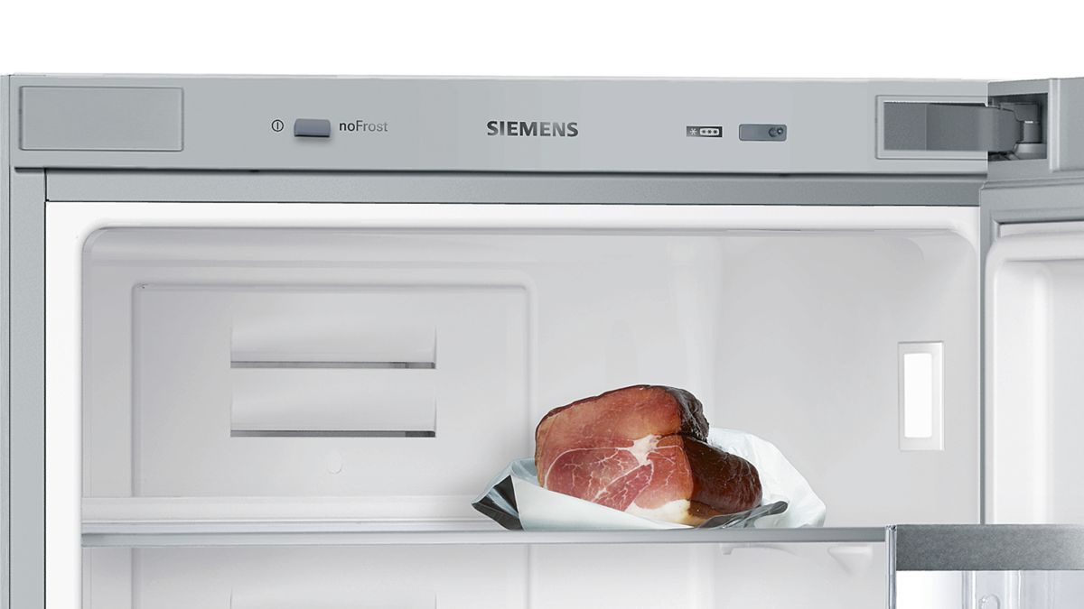 iQ500 free-standing fridge-freezer with freezer at bottom 185 x 60 cm Inox-easyclean KG36NAI22K KG36NAI22K-2