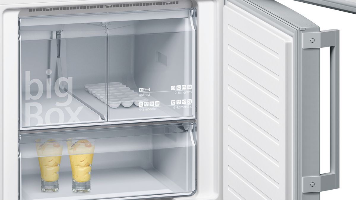 iQ500 Alttan Donduruculu Buzdolabı 193 x 70 cm Kolay temizlenebilir Inox KG56NAI40N KG56NAI40N-5