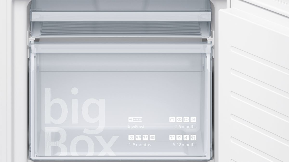 iQ300 Réfrigérateur combiné intégrable 177.2 x 54.1 cm Charnières à glissières KI86VVS30 KI86VVS30-7