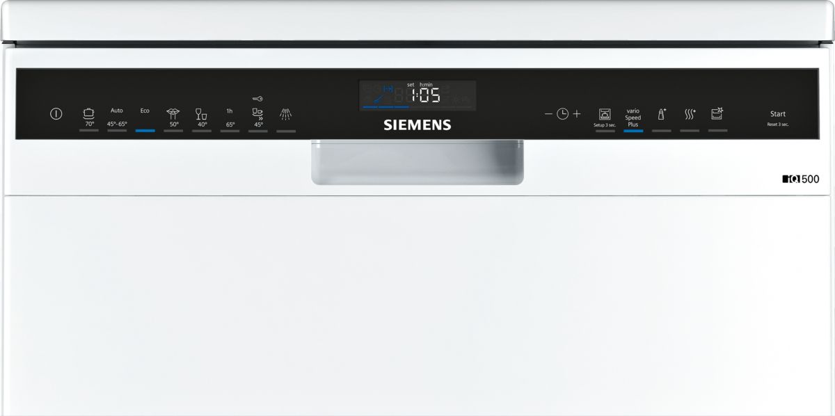 iQ500 lave-vaisselle pose libre 60 cm Blanc SN258W02ME SN258W02ME-4