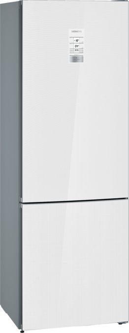 iQ500 Frigo-congelatore combinato da libero posizionamento 203 x 70 cm Pannello del mobile KG49NLW30 KG49NLW30-1