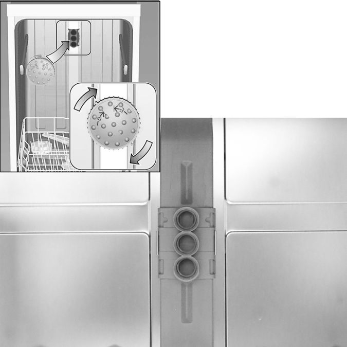 Cabeza aspersor para lavavajillas 00612114 00612114-3