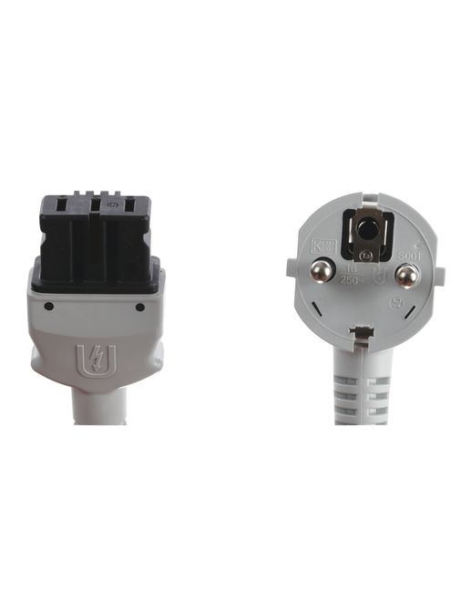 Anschlusskabel EU-Stecker, nicht in DK benutzen! Für Backöfen 16A/ Länge 1,2m, grau, H05VV-F 3G1,5, Zubehör: EU-Anschlusskabel 00576616 / Länge 3000 mm, grau 12034953 12034953-2