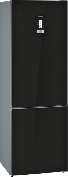 iQ700 Frigo-congelatore combinato da libero posizionamento 203 x 70 cm nero KG49FSB30 KG49FSB30-1