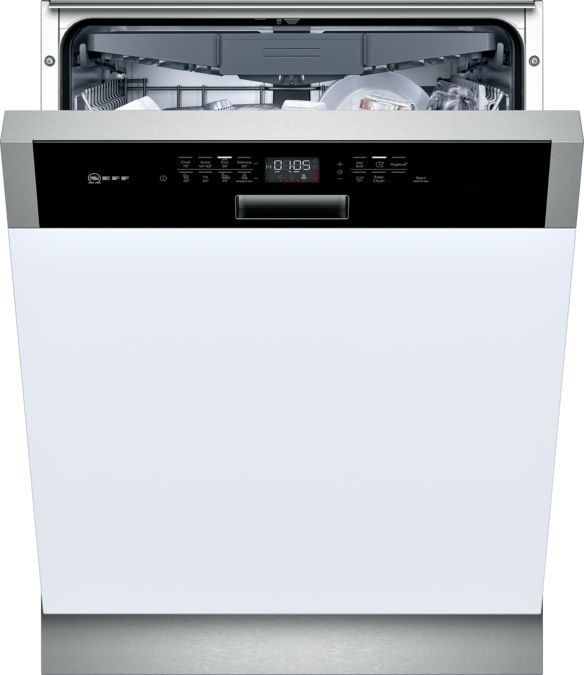 N 70 Félig beépíthető mosogatógép 60 cm Nemesacél S415M80S1E S415M80S1E-1