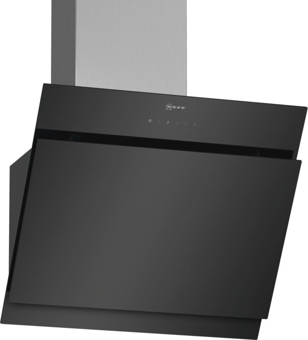 N 50 Wall-mounted cooker hood 60 cm clear glass black printed D65IHM1S0B D65IHM1S0B-1
