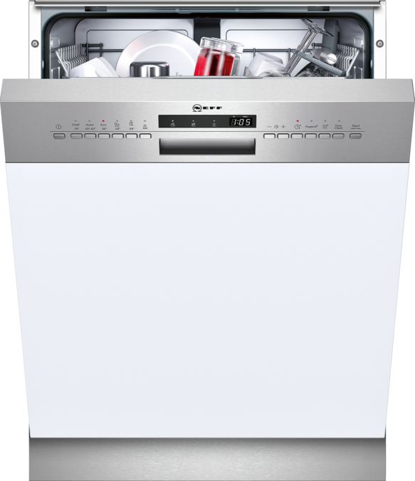 N 50 Félig beépíthető mosogatógép 60 cm Nemesacél S413G60S0E S413G60S0E-1