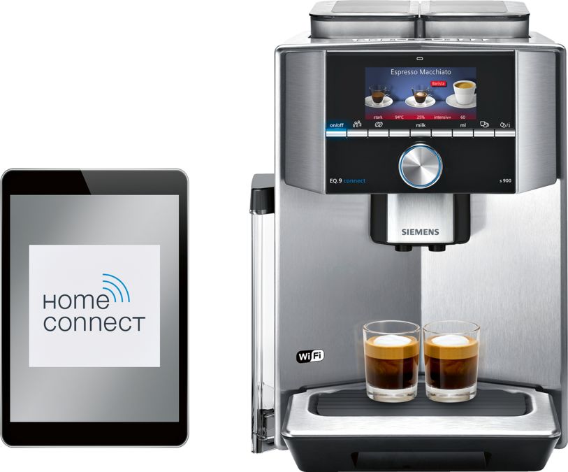 Plne automatický kávovar EQ.9 s900 ušľachtilá oceľ TI909701HC TI909701HC-4