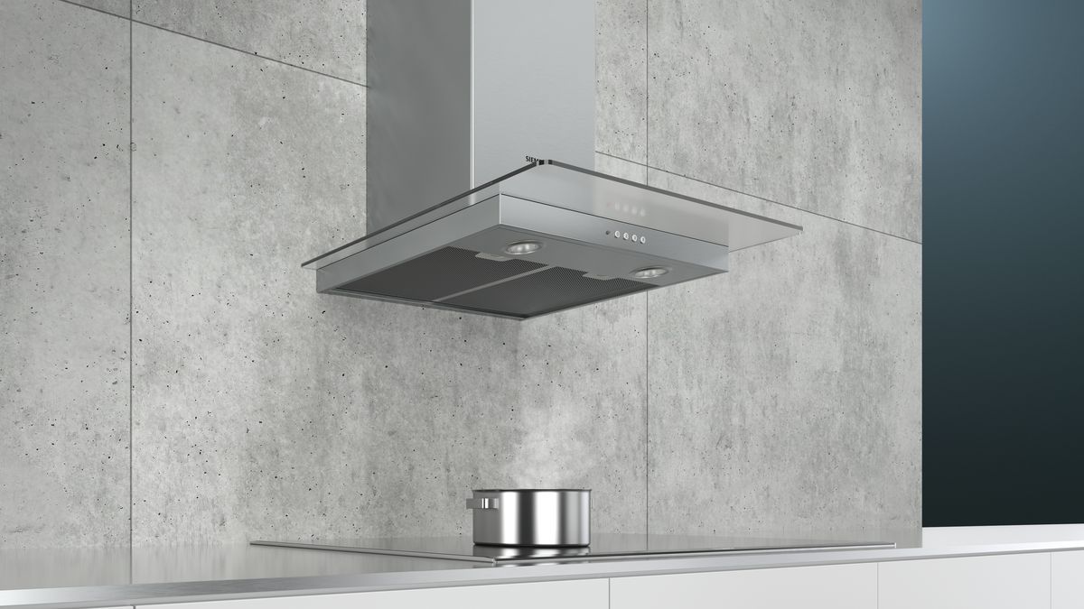 iQ300 Wall-mounted Extractor Hood 60 cm Stainless steel LC66GCD50Z LC66GCD50Z-3